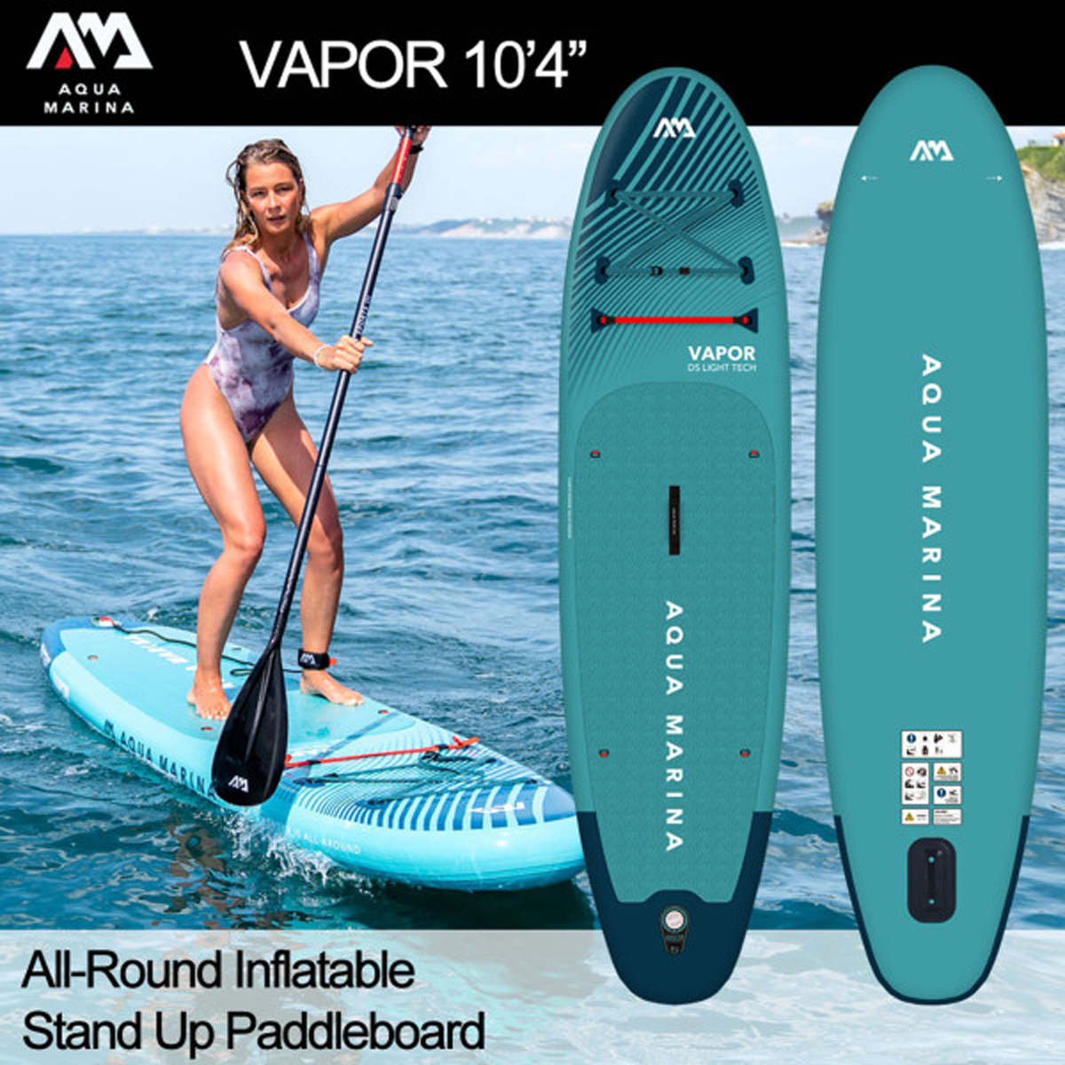 Aqua Marina Vapor All-Around iSUP 10’ 4